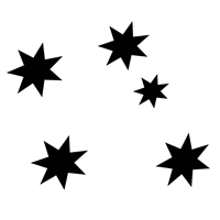 Southern Cross Decal