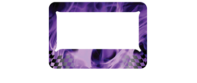 Purple Chequered Flame - MC