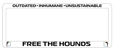 FREE THE HOUNDS  Fundraiser Frame