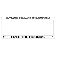 FREE THE HOUNDS  Fundraiser Frame